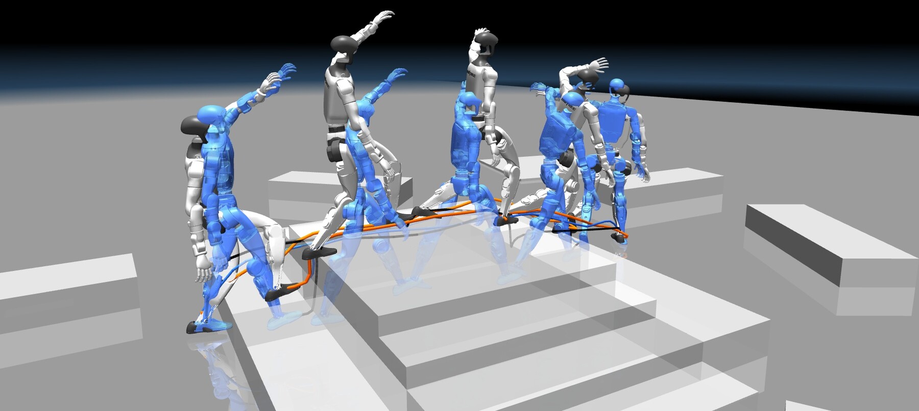 TCRS foot-trajectory synthesis